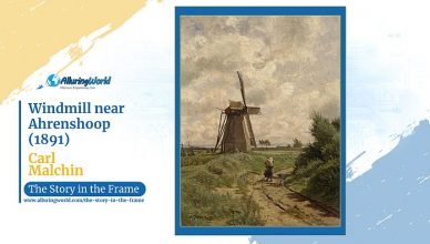 Windmill near Ahrenshoop by Carl Malchin - Vertical - The Story in the Frame