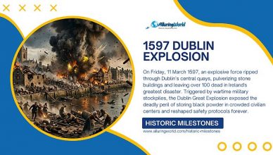 1597 Dublin Explosion - Historic Milestones