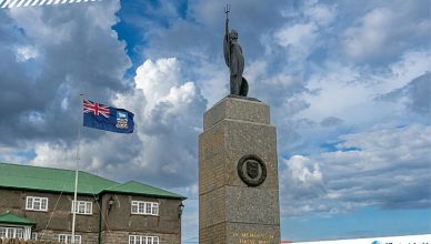 2 1982 Liberation Memorial in the Falklands