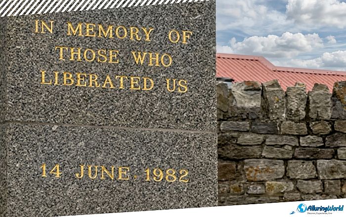 3 1982 Liberation Memorial in the Falklands