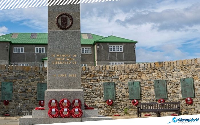 5 1982 Liberation Memorial in the Falklands