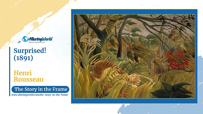 Surprised! by Henri Rousseau - Horizontal - The Story in the Frame