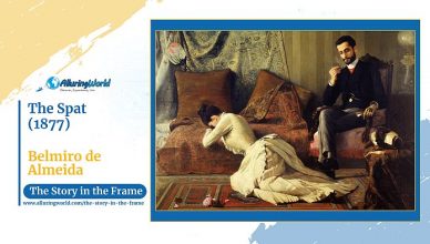 The Spat by Belmiro de Almeida - Horizontal - The Story in the Frame