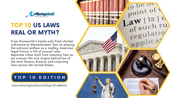 Top 10 Bizarre US Laws Real Statutes vs. Internet Myths - Top 10 Edition