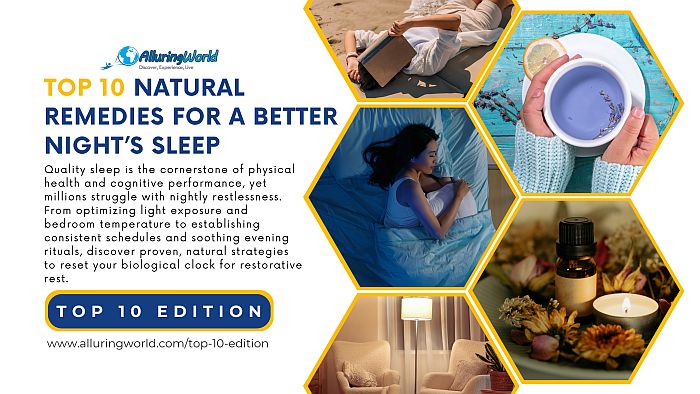 10 Natural Remedies for a Better Night’s Sleep - Top 10 Edition