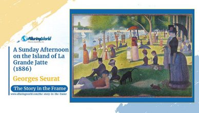 A Sunday Afternoon on the Island of La Grande Jatte by Georges Seurat - Horizontal - The Story in the Frame