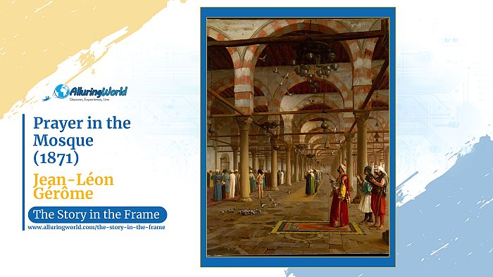 Prayer in the Mosque by Jean-Léon Gérôme - Vertical - The Story in the Frame